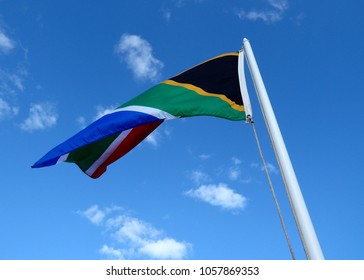 The Flag Of South Africa, South African Rainbow Flag,  Adopted On 27 April 1994, At The Beginning Of South Africa's 1994 General Election, To Replace The Flag That Had Been Used Since 1928.