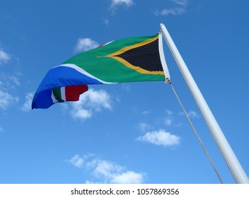 The Flag Of South Africa, South African Rainbow Flag,  Adopted On 27 April 1994, At The Beginning Of South Africa's 1994 General Election, To Replace The Flag That Had Been Used Since 1928.