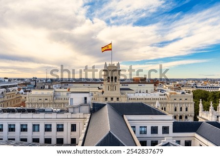 Similar – Image, Stock Photo Famous panoramic view above the roofs of Verona