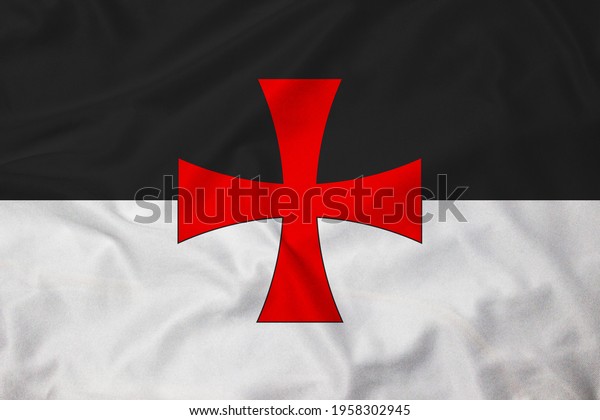 Flag Templar Knights Texture Stock Photo 1958302945 | Shutterstock