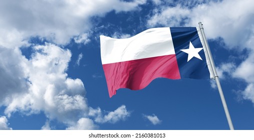 Flag Of Texas. Shuttins Children Killed In Texas School Shooting