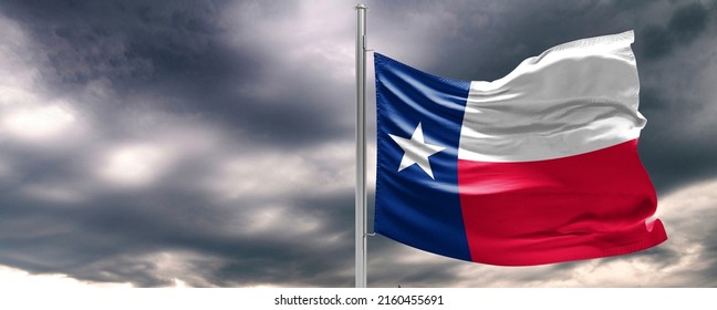 Flag Of Texas. Shuttins Children Killed In Texas School Shooting