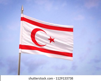 Flag Of The Turkish Republic Of Northern Cyprus