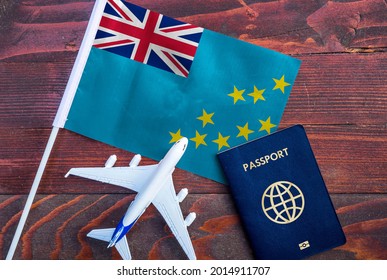 Flag Tuvalu Passport Toy Airplane On Stock Photo 2014911707 | Shutterstock