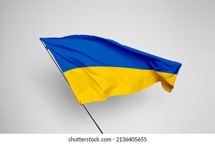 flag of Ukraine. Ukraine flag isolated on a white background. flag symbols of Ukrainian.