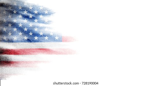 Flag of USA - Shutterstock ID 728190004