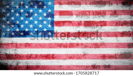 Flag of USA background texture