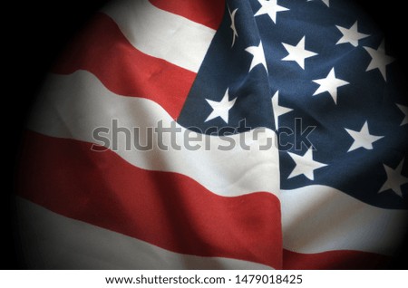 Similar – American flag Freedom Wind