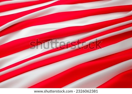 Striped tarpaulin