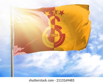 Flagpole With Flag Of Galatasaray S.K.