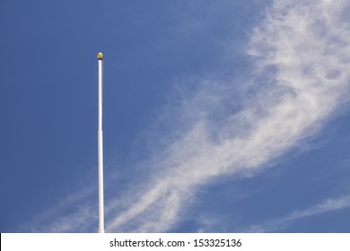 Flagpole with no flag, Scipio, Utah
