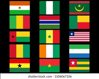 14 Economic community of west african states Images, Stock Photos ...