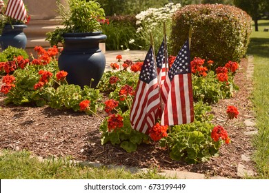 Flags and Flowers