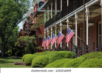 Flags At Fort Monroe, Hampton Va