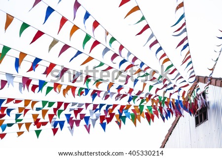 Similar – Colourful pennants