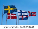 Flags of the Nordic Countries