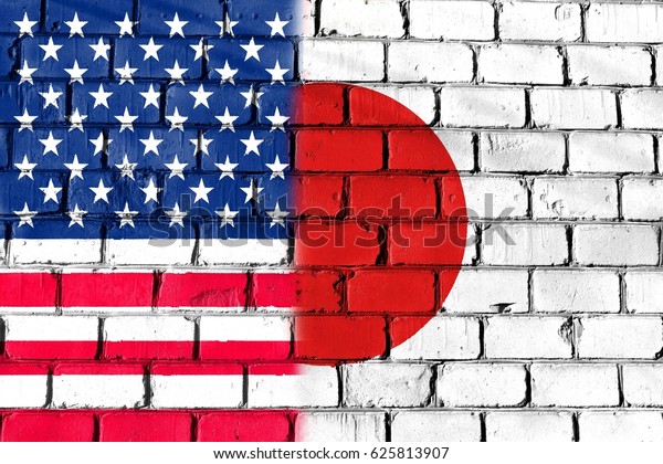 Flags on the wall: US,\
Japan