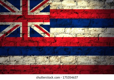 Flags From The States Of The  USA ; The Flag Of Hawai 