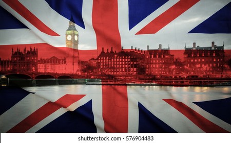 Flags Uk Eu Combined Over Icons Stock Photo 576904483 | Shutterstock