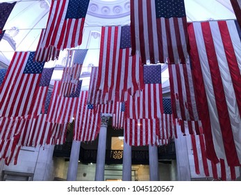 Flags Usa Federal Hall Stock Photo (edit Now) 1045120567