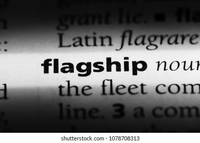 flagship word in a dictionary. flagship concept