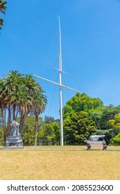 Flagstaff At Albert Park In Auckland Reminding Participation At Boer War, New Zealand