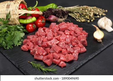 Flaked Veal Raw Chopped Meat