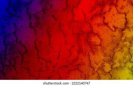 Flaking Paint Exterior Wall Indicating Rising  Cracked paint Wall surface  Splashes  poster Abstract  Color texture and grunge cracks  Cracked paint metal surface Bright urban background