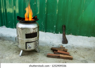 Camping Wood Stove Images Stock Photos Vectors Shutterstock