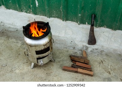 Camping Wood Stove Images Stock Photos Vectors Shutterstock