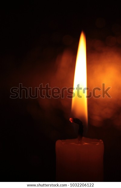 Flame Candle Warmth Comfort Stock Photo Edit Now 1032206122