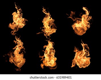 Flame heat fire abstract background black background - Shutterstock ID 631989401