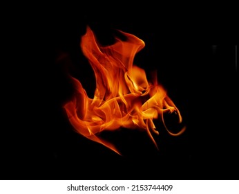 Flame Flame Texture Strange Shape Fire Stock Photo 2153744409 ...