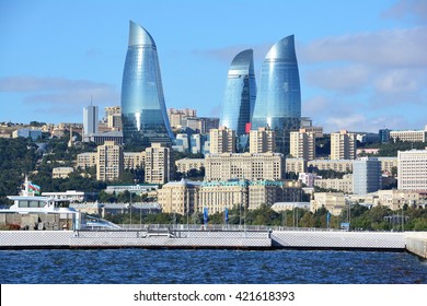 Flame Towers Of Baku