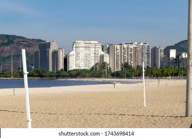 Flamengo Beach In Rio De Janeiro Brazil.