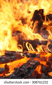 flames close-up