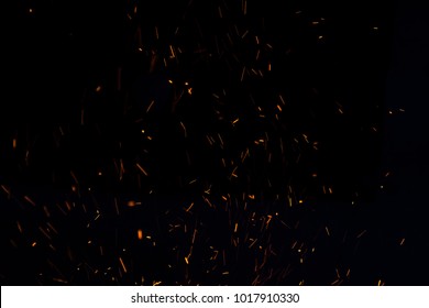 The flames of darkness float in the air.Fire charcoal. - Powered by Shutterstock