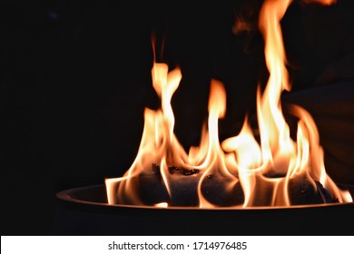 Flames Of A Fire Pit 