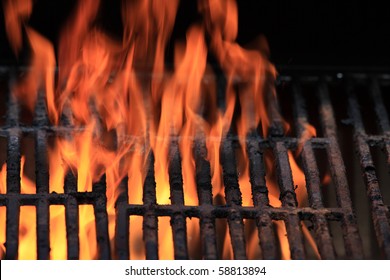 Flames Over Grill Stock Photo 58813894 | Shutterstock