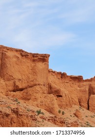 Flaming Cliffs, Mongolia. Flaming Cliffs is famous for the discovery of dinosaur eggs and dinosaur fossils.