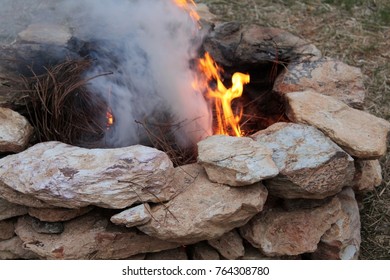 Flaming Fire Pit