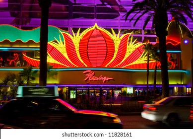 Flamingo Casino In Las Vegas At Night