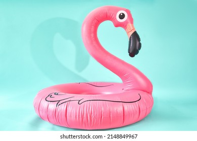 flamingo pool party float for kids