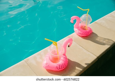 Flamingo Summer Pool Party Items