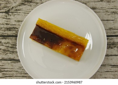 Flan Cake On A Plate