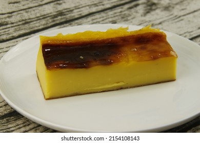 Flan Cake On A Plate