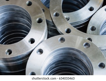 Flanges,welding Flange Used In Industrial Water Pipes.