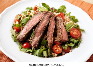 Flank Steak Salad With Israeli Couscous