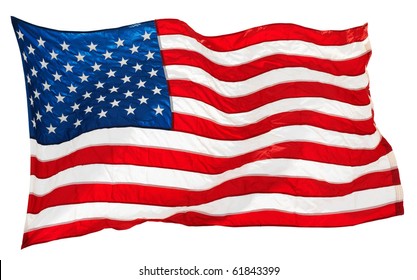 Flapping Flag USA With Wave