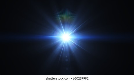 Flare Light overlays on black background. - Shutterstock ID 660287992